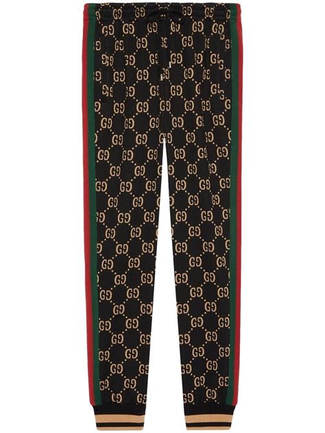 gucci womens leather pants|Gucci track pants men.